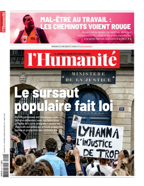 Cover of L'HUMANITE