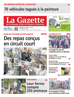 Cover of La Gazette de la Manche
