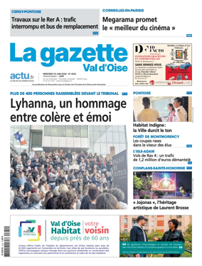 Cover of La Gazette Val d'Oise