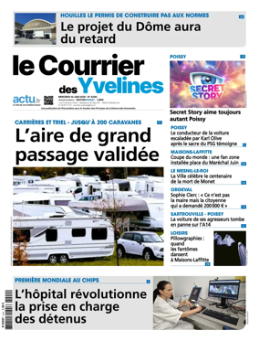 Cover of Le Courrier des Yvelines (Poissy)