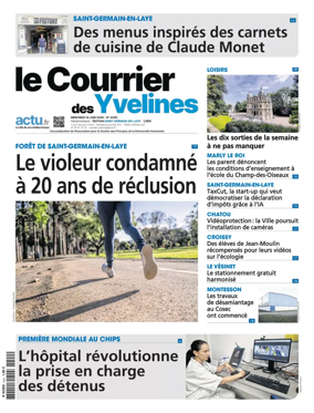 Cover of Le Courrier des Yvelines (Saint-Germain-en-Laye)