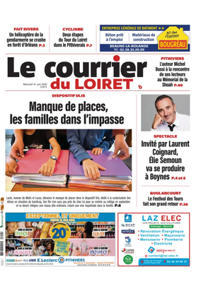 Cover of Le Courrier du Loiret