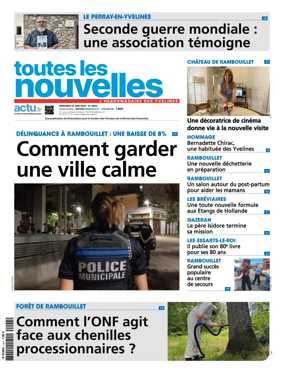 Cover of Toutes les Nouvelles (Rambouillet / Chevreuse)
