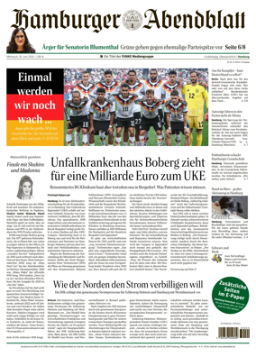 Cover of Hamburger Abendblatt (Hamburg)