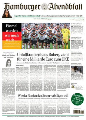 Cover of Hamburger Abendblatt (Harburg)