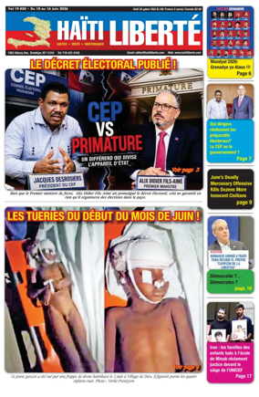 Cover of Haiti Liberte