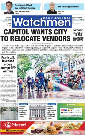 Cover of Watchmen Daily Journal