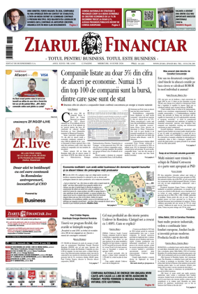 Cover of Ziarul Financiar