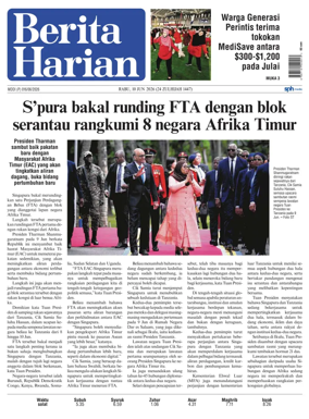 Cover of Berita Harian
