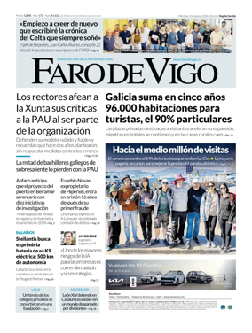 Cover of Faro de Vigo