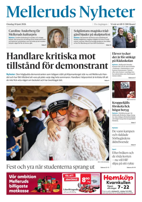 Cover of Melleruds Nyheter