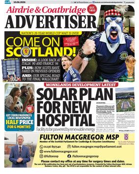 Cover of Airdrie & Coatbridge Advertiser