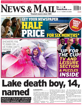 Cover of Aldershot News & Mail