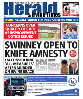 Cover of Ardrossan & Saltcoats Herald