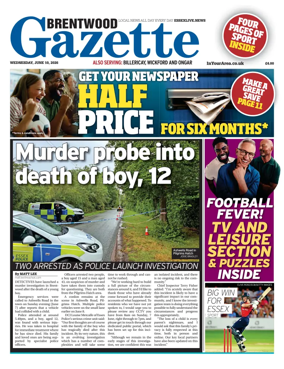 Cover of Brentwood Gazette