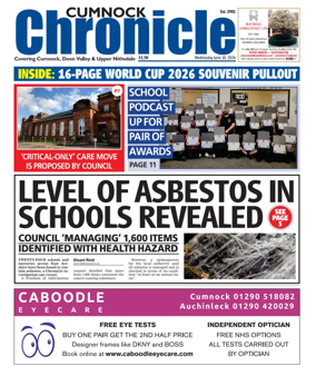 Cover of Cumnock Chronicle