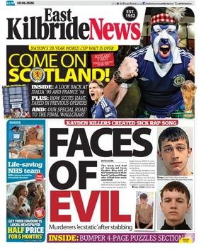 Cover of East Kilbride News