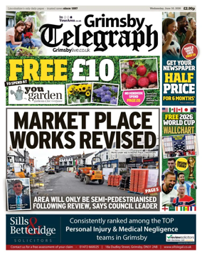 Cover of Grimsby Telegraph
