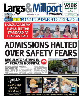 Cover of Largs & Millport Weekly News