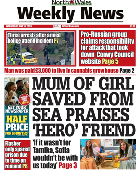 Cover of North Wales Weekly News