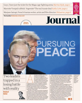 Cover of The Guardian e-paper Journal