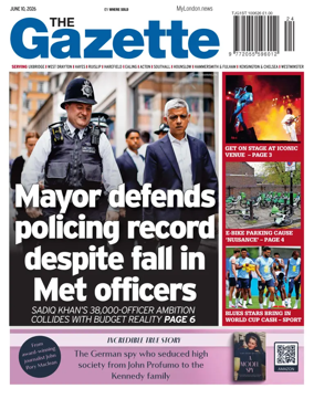 Cover of Uxbridge Gazette