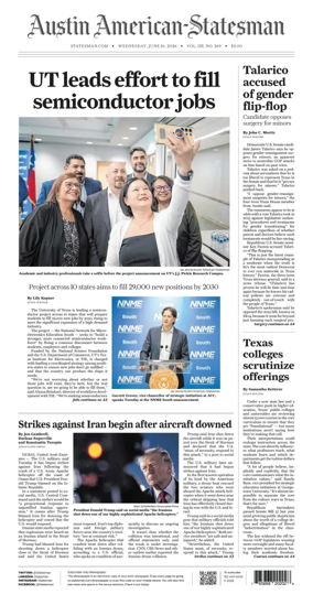 Cover of Austin American-Statesman