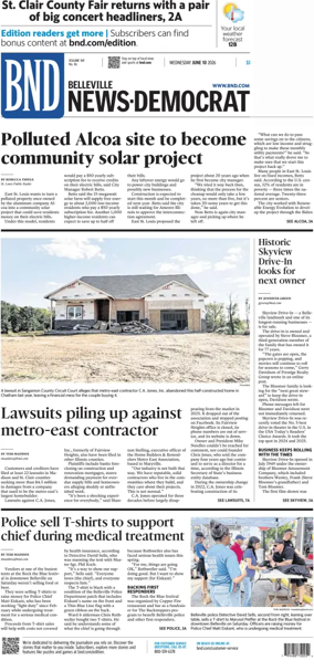 Cover of Belleville News-Democrat