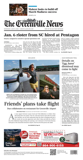 Cover of The Greenville News