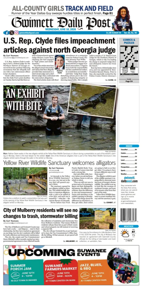Cover of Gwinnett Daily Post