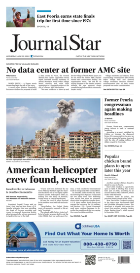 Cover of Journal Star (Peoria)