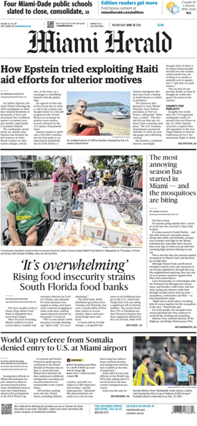 Cover of Miami Herald