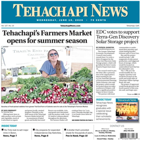 Cover of Tehachapi News