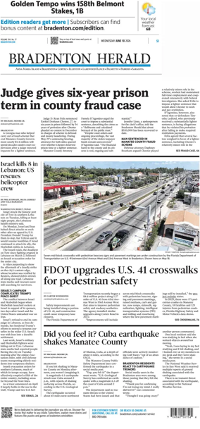 Cover of The Bradenton Herald