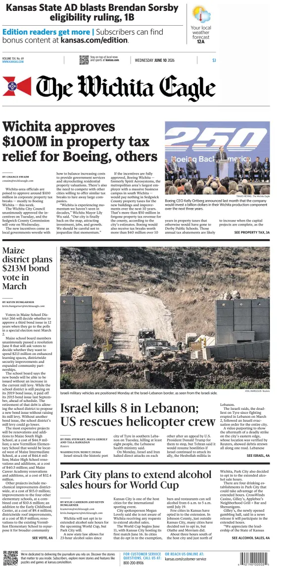 Cover of The Wichita Eagle