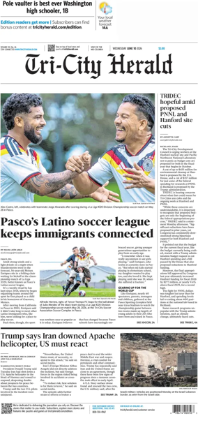 Cover of Tri-City Herald