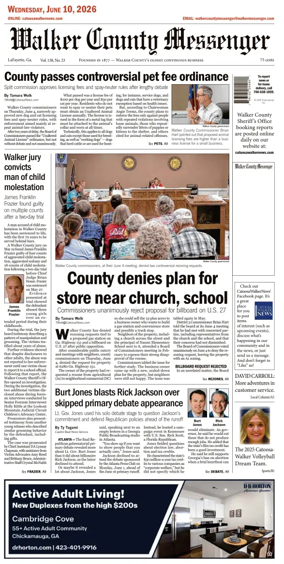 Cover of Walker County Messenger