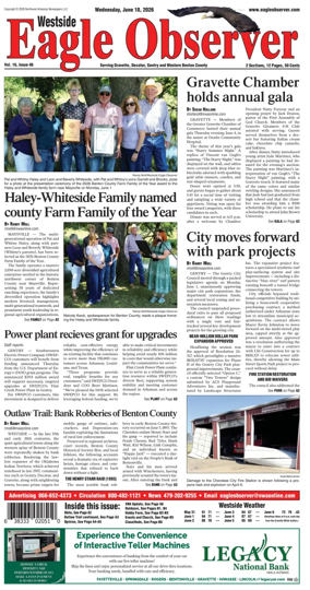 Cover of Westside Eagle-Observer