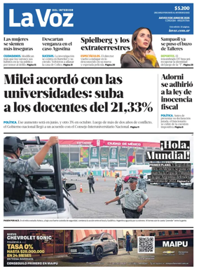 Cover of La Voz del Interior