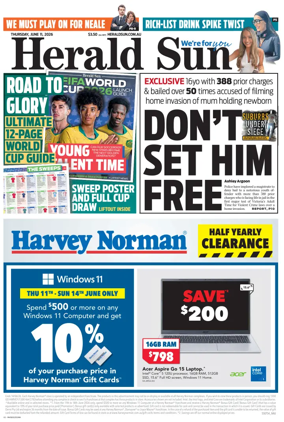 Cover of Herald Sun