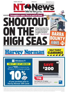 Cover of NT News