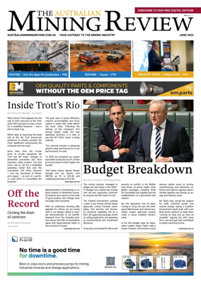 Cover of The Australian Mining Review