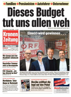 Cover of Kronen Zeitung