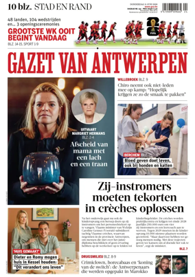 Cover of Gazet van Antwerpen Stad en Rand