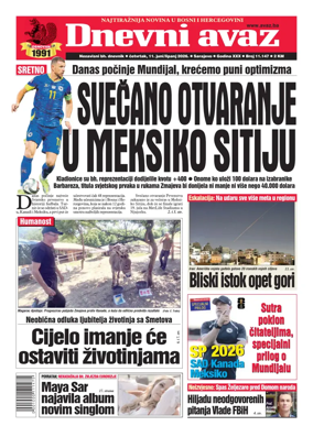 Cover of Dnevni avaz