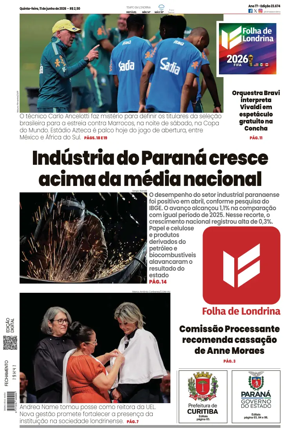 Cover of Folha de Londrina