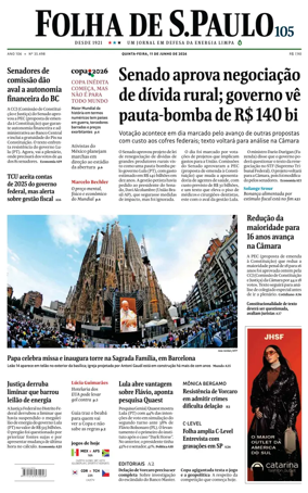Cover of Folha de S.Paulo
