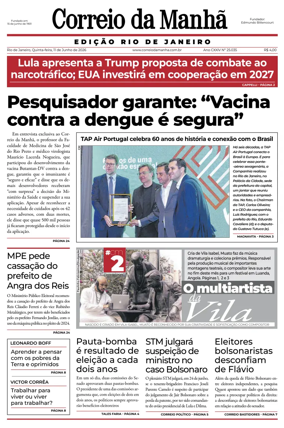 Cover of Jornal Correio da Manha