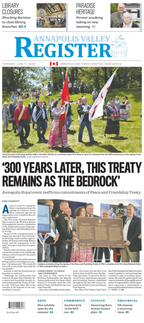 Cover of Annapolis Valley Register