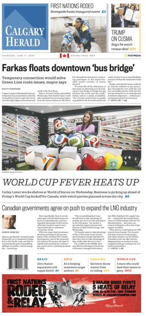 Cover of Calgary Herald